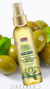 African Pride Olive Miracle Anti Breakage Formula Heat Protection & Shine Mist 118ml