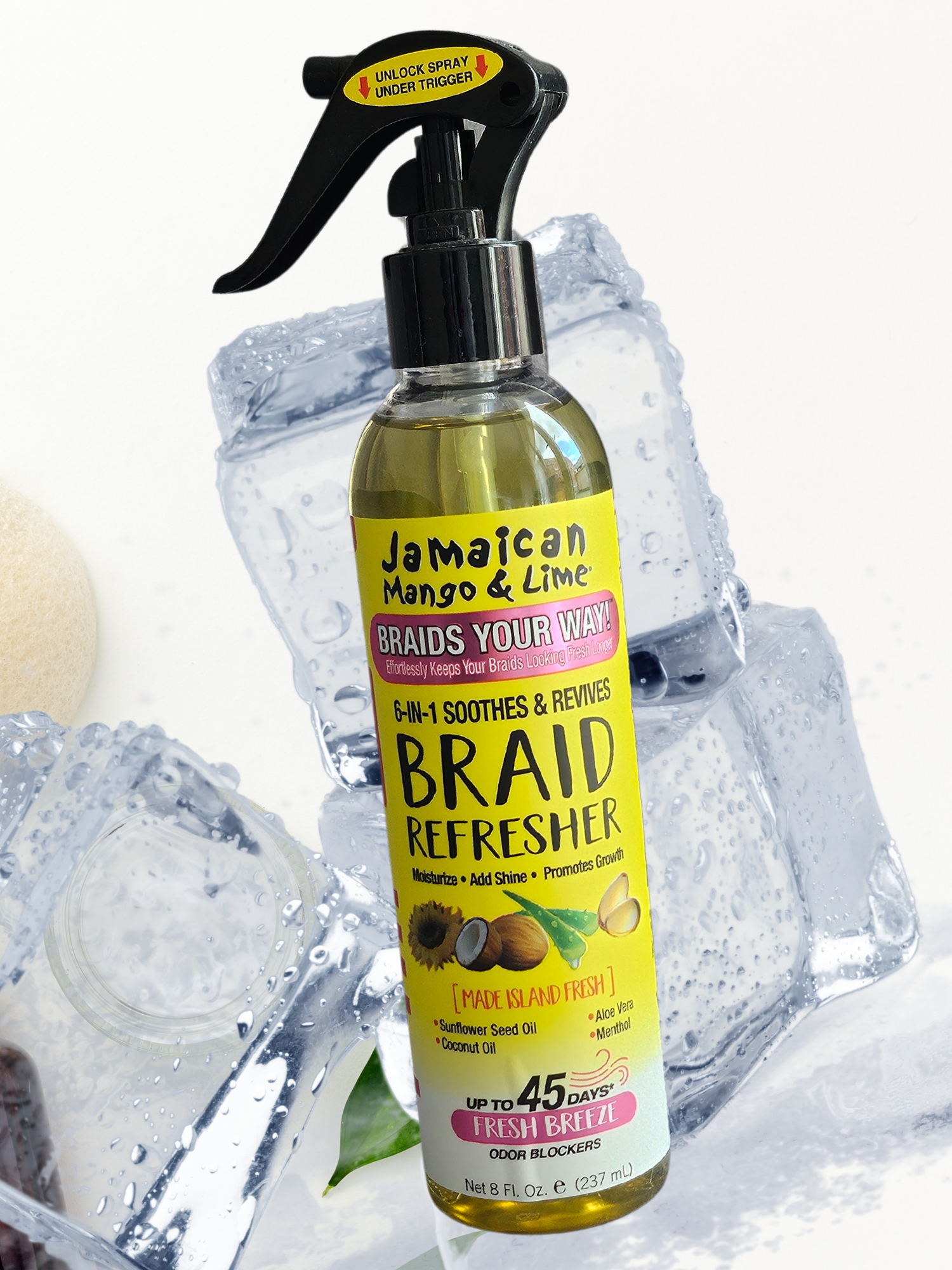 Jamaican Mango & Lime - Braid Your Way 6-in-1 Soothes & Revives Braid Refresher
