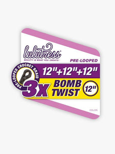 Lulutress Bomb Twist 3X 12" - LocsNco