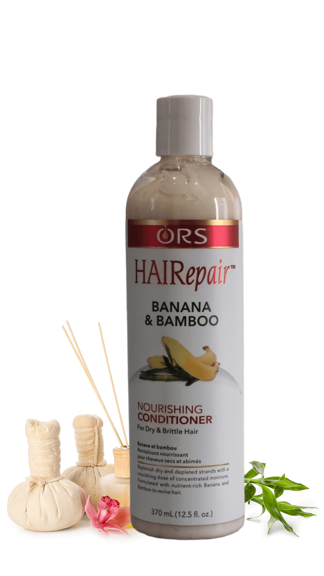 ORS HAIRepair Banana and Bamboo Nourishing Conditioner for Dry and Brittle Hair - LocsNco