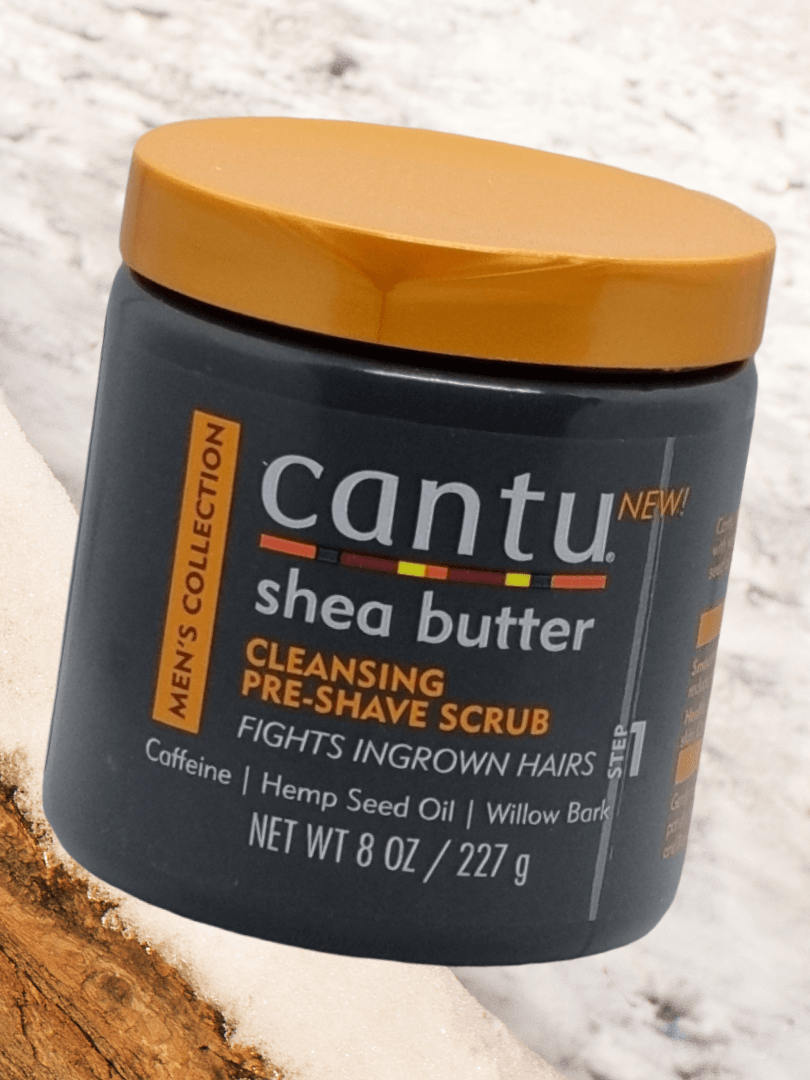Cantu Shea Butter Cleansing Pre Shave Scrub - LocsNco
