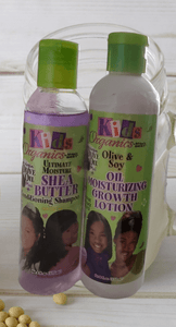 Africa's Best Kids Organics Shea Butter Conditioning Shampoo & Growth Lotion - LocsNco
